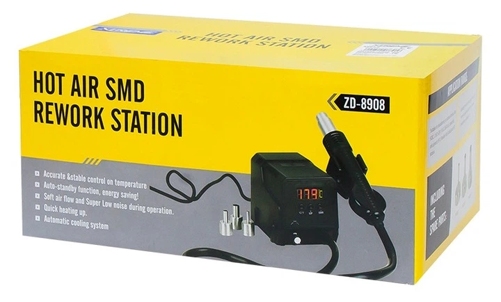 Stacja lutownicza Xtreme gorące powietrze PR-ZD-8908 - obraz 2