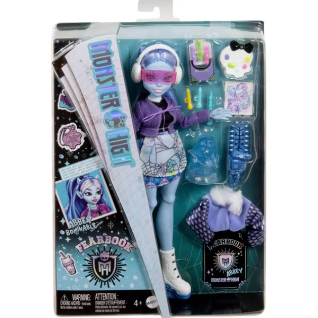 Кукла Монстер Хай Эбби Боминабл с Аксессуарами Monster High Abbey Bominable Mattel JDR58 - изображение 2