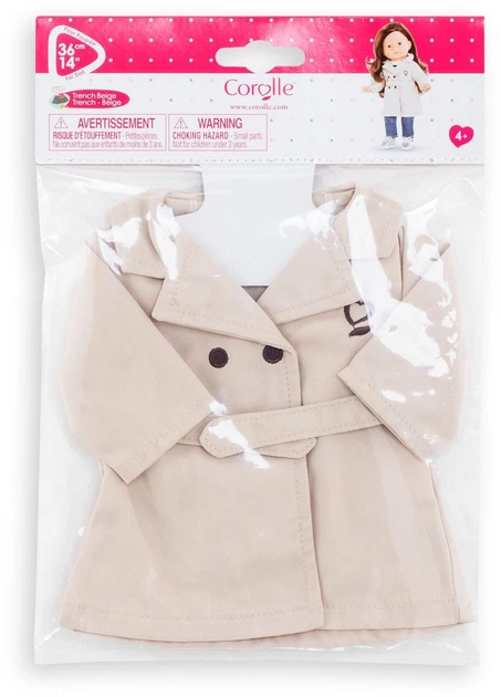 Płaszcz dla lalek Corolle 36 cm Beżowy 9000212560 (4062013212562) - зображення 2