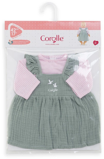 Zestaw ubrań dla lalek Corolle Mon Grand Poupon Sukienka i koszulka 42 cm 9000160160 (4062013160160) - зображення 3