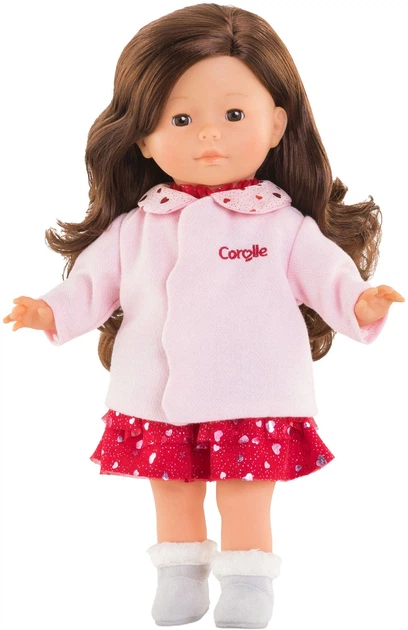 Kurtka dla lalek Corolle w serduszka 36 cm Różowa 9000212740 (4062013212746) - зображення 3