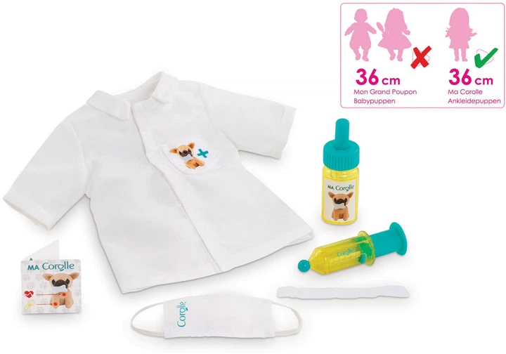 Zestaw akcesoriów dla lalek Corolle Pet Vet Role 9000212370 (4062013212371) - зображення 5