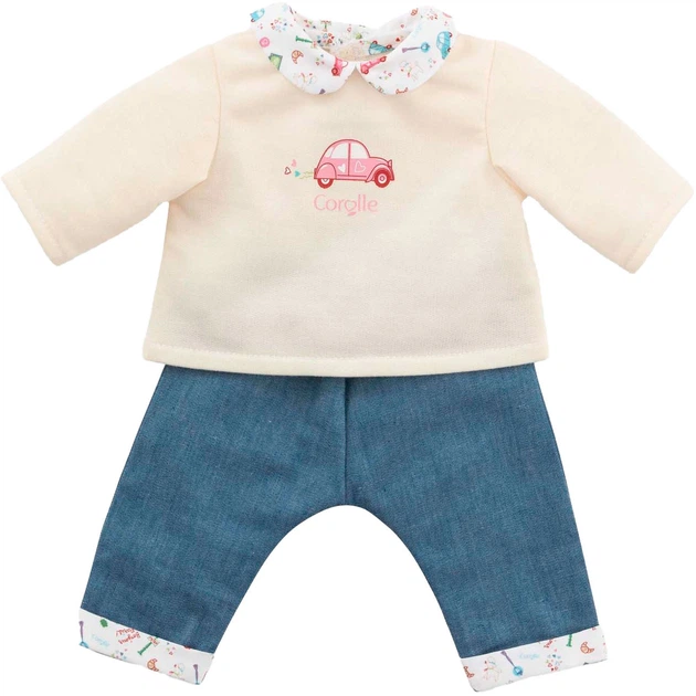 Zestaw ubrań dla lalek Corolle Koszulka i dżinsy 36 cm 9000141690 (4062013141695) - зображення 2