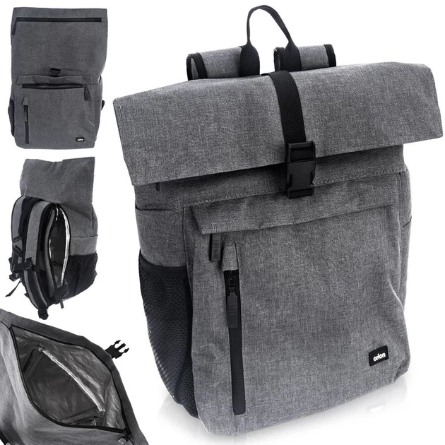 Термосумка Orion 731429 портфель 15 л Сіра (8592381190767) - зображення 7