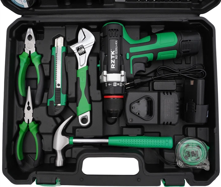 Дрель-шуруповерт аккумуляторный RZTK RD 1220Li+KIT – фото, отзывы