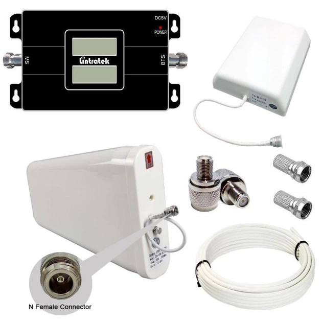 Репитер усилитель мобильной связи и интернета Lintratek KW17L-GD GSM и 4G сигнала 900/1800 МГц (10/8 дБи) - Фото 1 Репитер усилитель мобильной связи и интернета Lintratek KW17L-GD GSM и 4G сигнала 900/1800 МГц (10/8 дБи) - изображение 1
