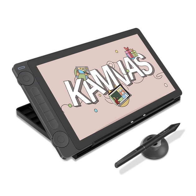 Графічний дисплей Huion Kamvas 13 (Gen 3) GS1333 black, 13.3", 5080 LPI, 16384 levels, 1920x1080 для графічного дизайна - Фото 1 Графічний дисплей Huion Kamvas 13 (Gen 3) GS1333 black, 13.3", 5080 LPI, 16384 levels, 1920x1080 для графічного дизайна - изображение 1