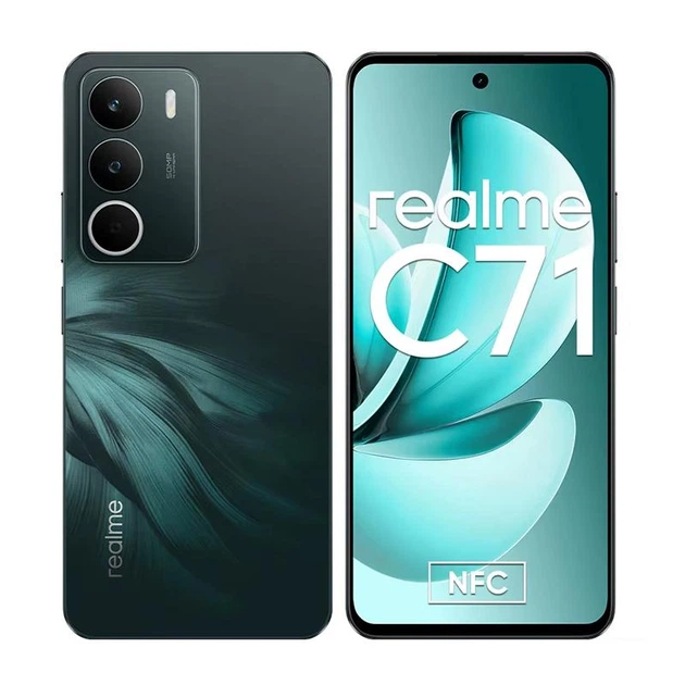 Смартфон Realme C71 RMX5303 8/256Gb green IP64 екран 6,67'', 2 SIM