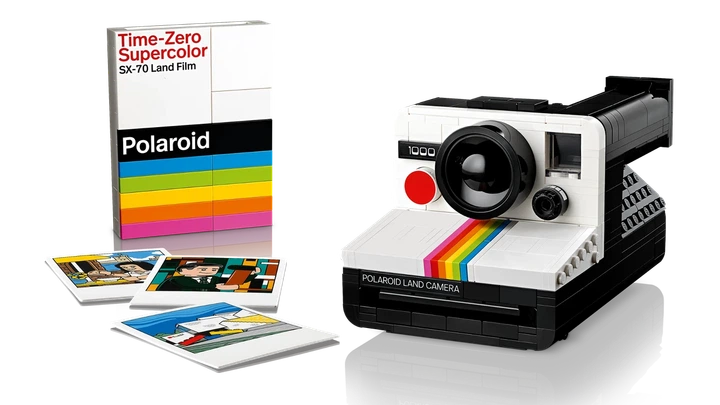 Конструктор Лего Идеас Фотоапарат Полароид Lego Ideas Polaroid OneStep SX-70 21345 - Фото 4 Конструктор Лего Идеас Фотоапарат Полароид Lego Ideas Polaroid OneStep SX-70 21345 - изображение 4