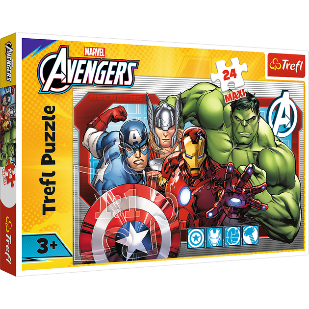 Puzzle Trefl Maxi Zawsze sprawiedliwi 24 elementy 43782 (5900511143782) - obraz 2