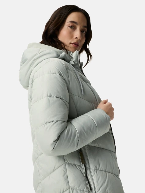 Куртка демісезонна подовжена з капюшоном жіноча Camel Active Jacket 320560-6F28-35 42 Сіра (4063366128432) - зображення 4