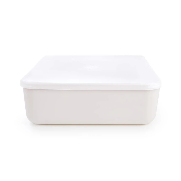 Ящик для хранения с крышкой MBM HOME FH-12/FH-16 WHITE пластиковый белый - изображение 4