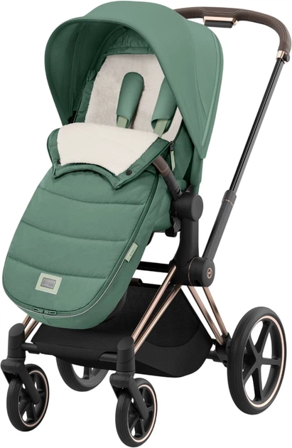 Конверт для коляски Cybex Platinum Leaf Green Platinum (4063846413218) - зображення 7