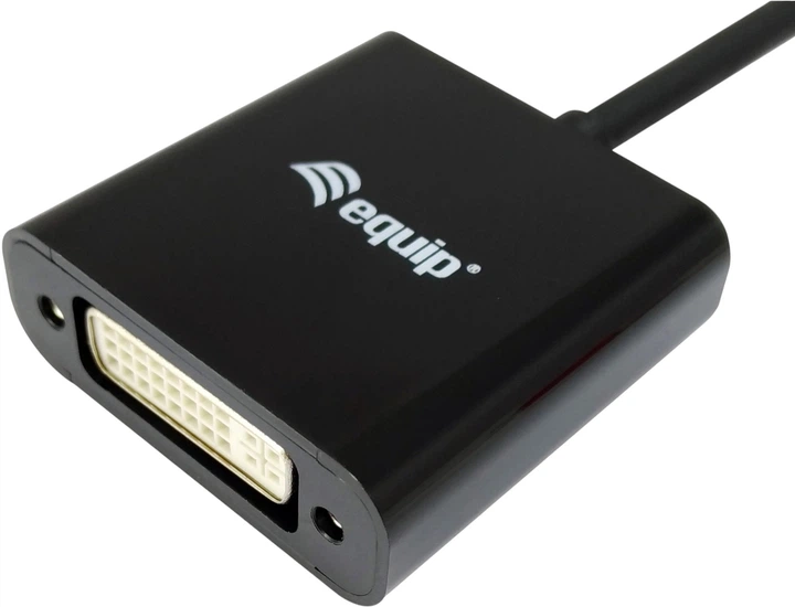 Адаптер Equip DisplayPort Male to DVI Female 0.15 м Black (133431) - зображення 2