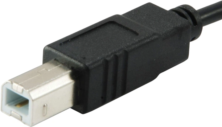 Kabel Equip USB-A Male to USB Type B Male 1 m Black (128863) - obraz 3