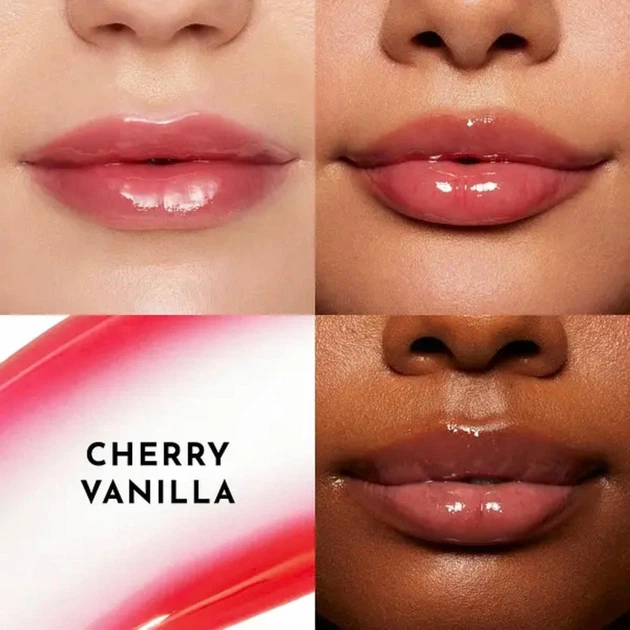 Блиск плампер для ефекту збільшення губ lawless forget the filler lip plumper line smoothing gloss відтінок cherry vanilla 3,3 мл - Фото 2 Блиск плампер для ефекту збільшення губ lawless forget the filler lip plumper line smoothing gloss відтінок cherry vanilla 3,3 мл - изображение 2