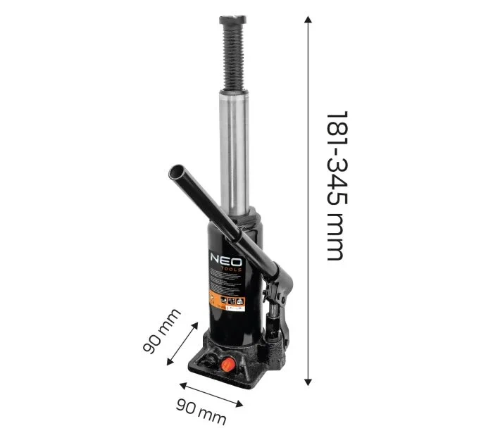 Домкрат гідравлічний (2т) NEO TOOLS 10-450 - зображення 2