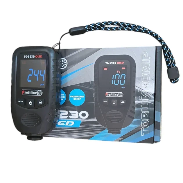Товщиномір фарби Profiline TG-3230 OLED (2000мкм, Fe/Zn/NFe/Putty) - зображення 2