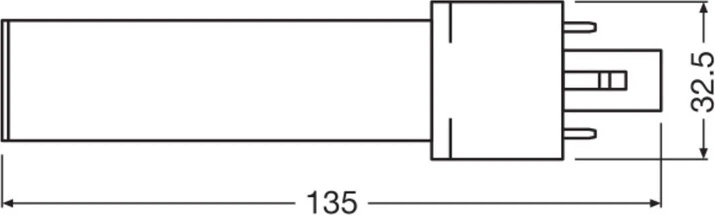 Лампа світлодіодна Osram DULUX LED S 400Лм 4000K 3,5Вт/840 G23 EM/230В 39112102 (4058075823556) - зображення 3