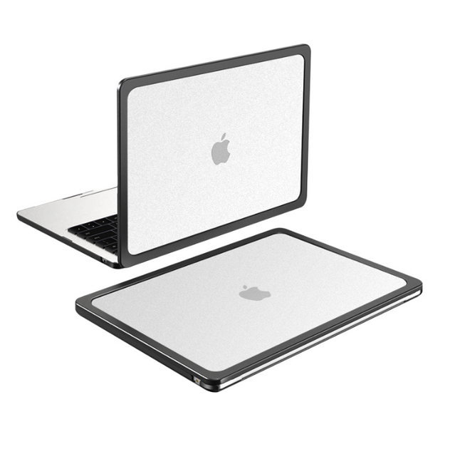 Чохол-рамка захисний для MacBook (прозорий, ультратонкий 0.35 мм, передня + задня панель), Air 13.3 (1932/2337) - изображение 4