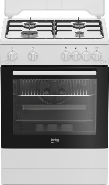Плита газова BEKO FBG62121WD - Фото 1 Плита газова BEKO FBG62121WD - изображение 1