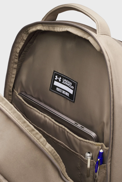 Універсальний Рюкзак Under Armour Hustle 6.0 Pro Backpack(1384671-200) MISC Бежевий - Фото 5 Універсальний Рюкзак Under Armour Hustle 6.0 Pro Backpack(1384671-200) MISC Бежевий - зображення 5