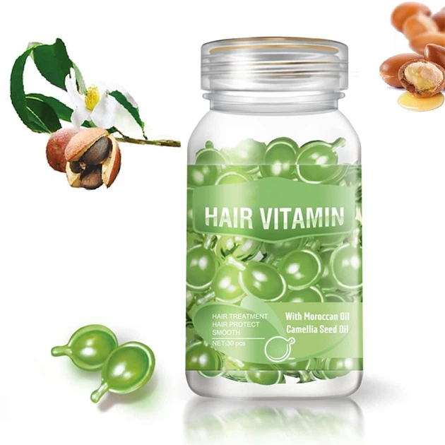 Капсулы для волос Sevich Vitamin With Morocan Oil & Camellia Oil Сияние цвета 30 капсул 15 г (6971774282035) - изображение 2