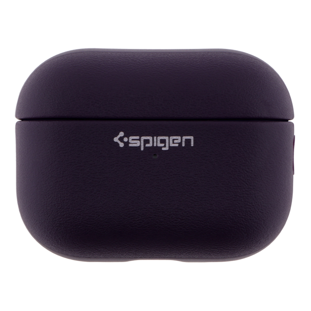 Футляр TPU Spigen Leather Armor для Airpods Pro 3 Purple - Фото 1 Футляр TPU Spigen Leather Armor для Airpods Pro 3 Purple - изображение 1