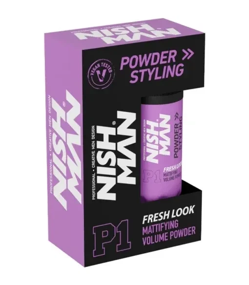 Пудра для укладання волосся Nishman Styling Powder P1 Fresh Look 20 г - Фото 1 Пудра для укладання волосся Nishman Styling Powder P1 Fresh Look 20 г - изображение 1