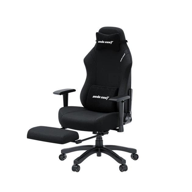 Крісло ігрове Anda Seat Luna Pro Black Fabric Size L - Фото 2 Крісло ігрове Anda Seat Luna Pro Black Fabric Size L - изображение 2