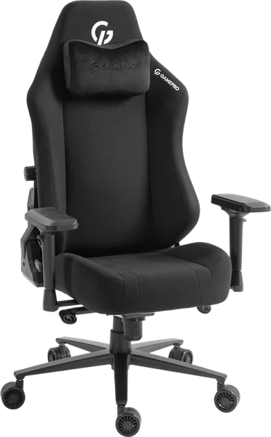 Крісло ігрове GamePro GC775B Fabric Black - изображение 2