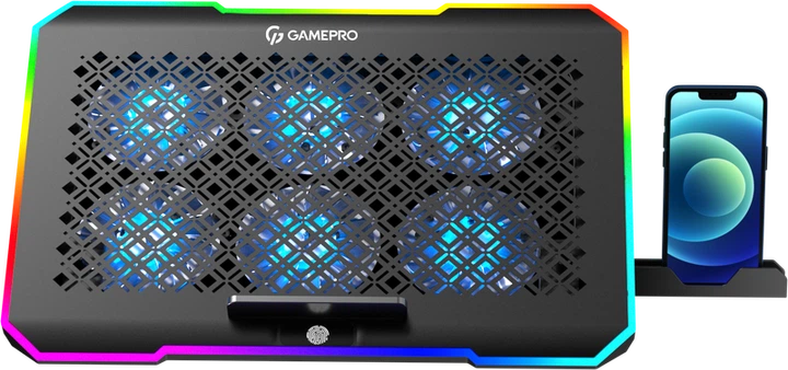 Підставка для охолодження ноутбука GamePro (CP660) - Фото 2 Підставка для охолодження ноутбука GamePro (CP660) - изображение 2