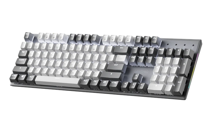 Дротова механічна клавіатура GamePro Genesis Metallic (MK144G) 100% Red switches - зображення 2