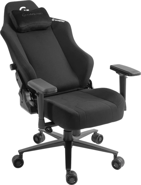 Крісло ігрове GamePro GC775B Fabric Black - изображение 6