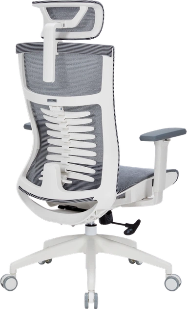 Крісло офісне OfficePro Balance OC620-W-DG-DG - Фото 4 Крісло офісне OfficePro Balance OC620-W-DG-DG - зображення 4