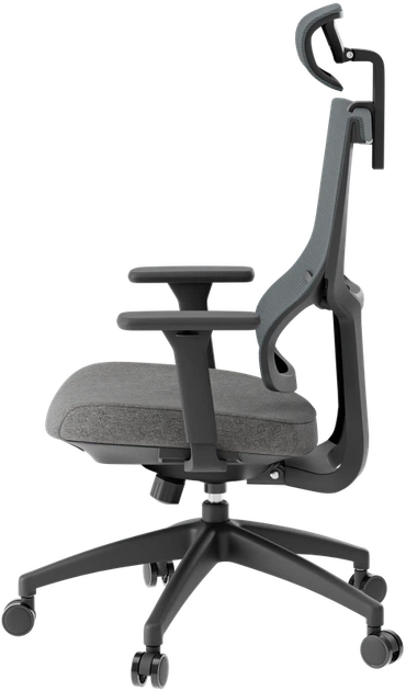 Крісло офісне OfficePro Elegant OC600-B-DG-DG - Фото 7 Крісло офісне OfficePro Elegant OC600-B-DG-DG - изображение 7