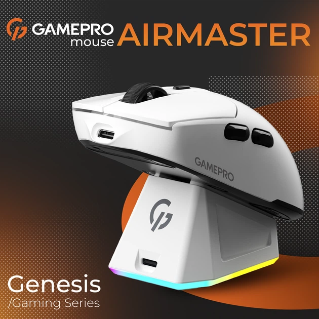 Бездротова ігрова миша GamePro Genesis Airmaster (GM167W) - зображення 9