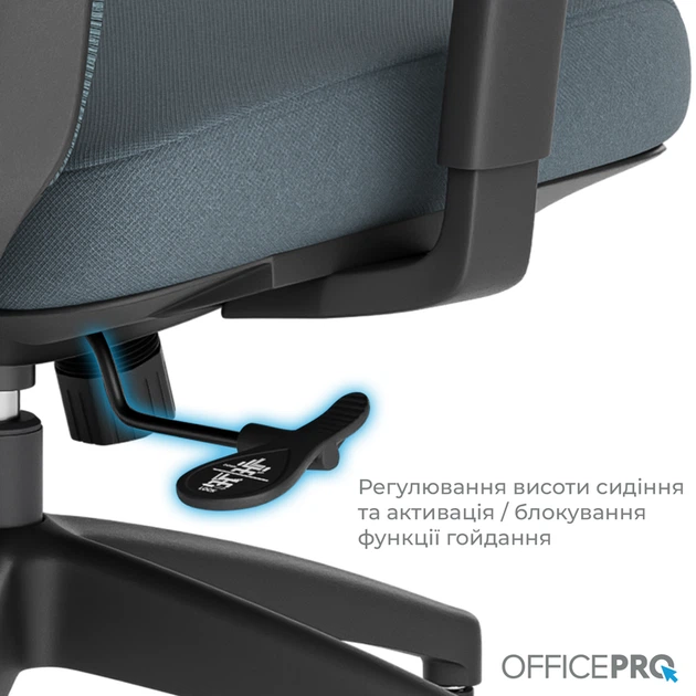 Крісло офісне OfficePro Balance OC550-B-DG-DG - изображение 15