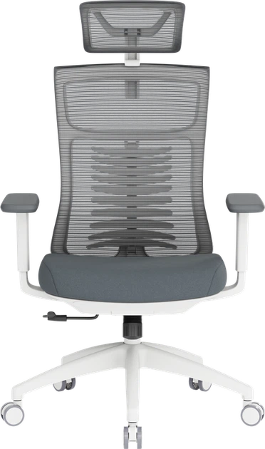Крісло офісне OfficePro Balance OC550-W-DG-DG - зображення 2