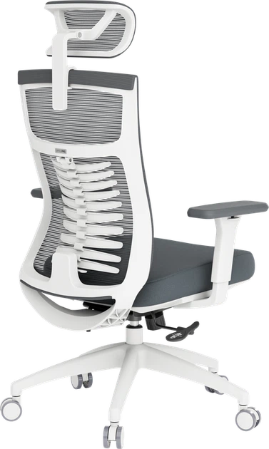 Крісло офісне OfficePro Balance OC550-W-DG-DG - зображення 5