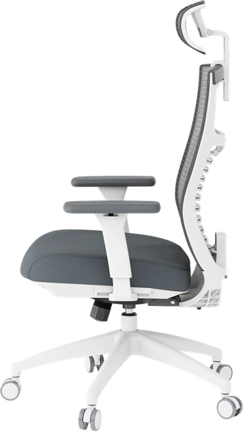 Крісло офісне OfficePro Balance OC550-W-DG-DG - зображення 7