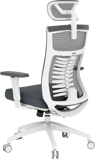 Крісло офісне OfficePro Balance OC550-W-DG-DG - зображення 8