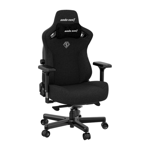 Крісло ігрове Anda Seat Kaiser 3 Black Fabric Size L - изображение 2