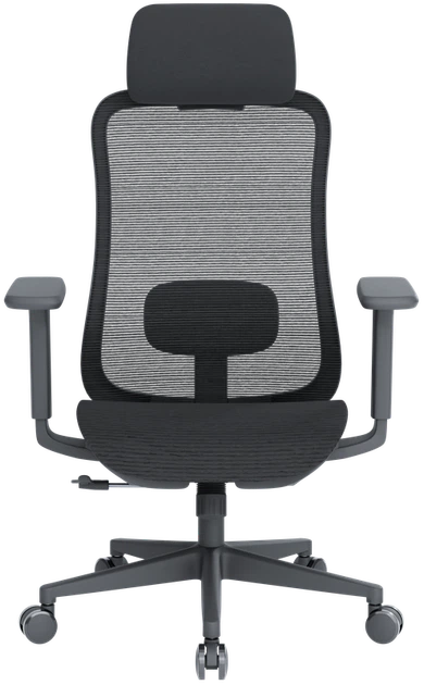 Крісло офісне OfficePro Wave OC670-B-B-B - изображение 2
