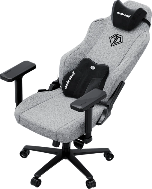 Крісло ігрове Anda Seat Phantom 3 XL Fabric Gray Size XL - зображення 8
