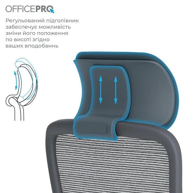 Крісло офісне OfficePro Wave OC670-B-B-B - изображение 13
