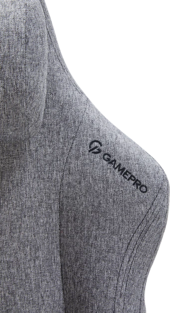 Крісло ігрове GamePro FGC750DG Fabric Dark Gray - изображение 7