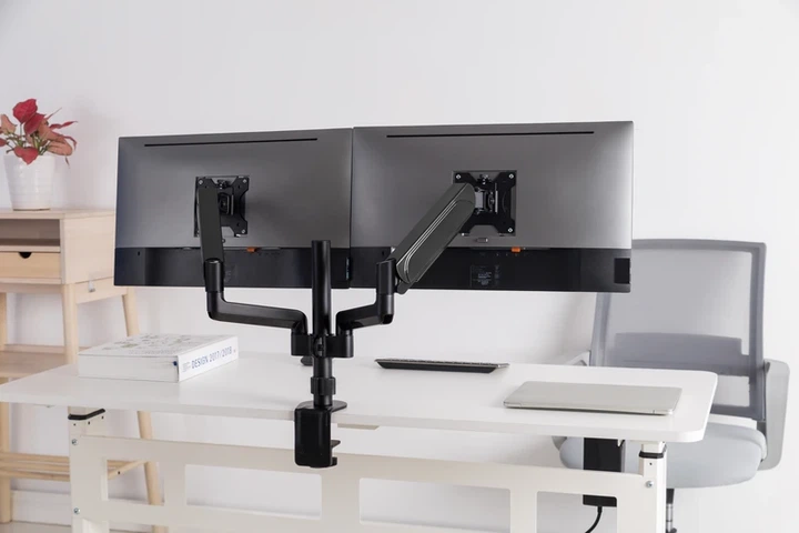 Настільне кріплення для двох моніторів OfficePro MA722B Black - Фото 11 Настільне кріплення для двох моніторів OfficePro MA722B Black - зображення 11