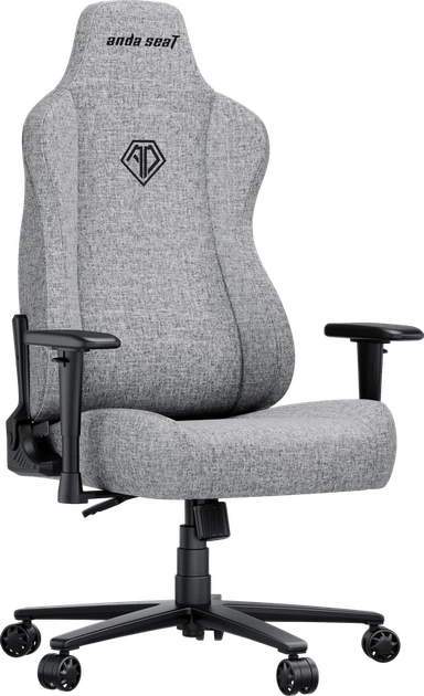 Крісло ігрове Anda Seat Novis Gray Fabric Size XL - зображення 2