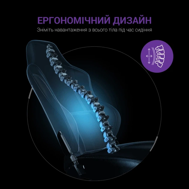 Крісло ігрове Anda Seat Luna Dark Grey fabric Size L - изображение 12
